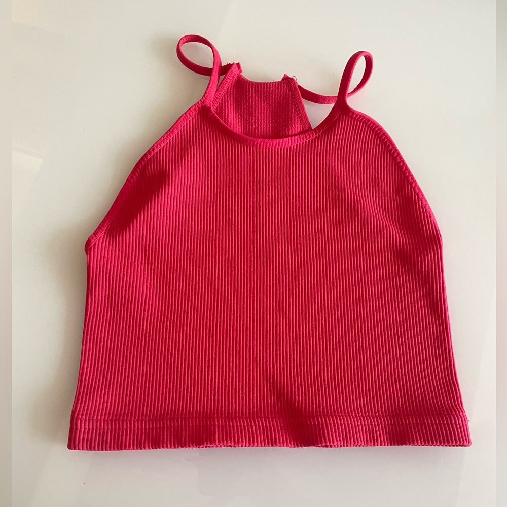 Happiness Runs Crop Tank, seamless active tank